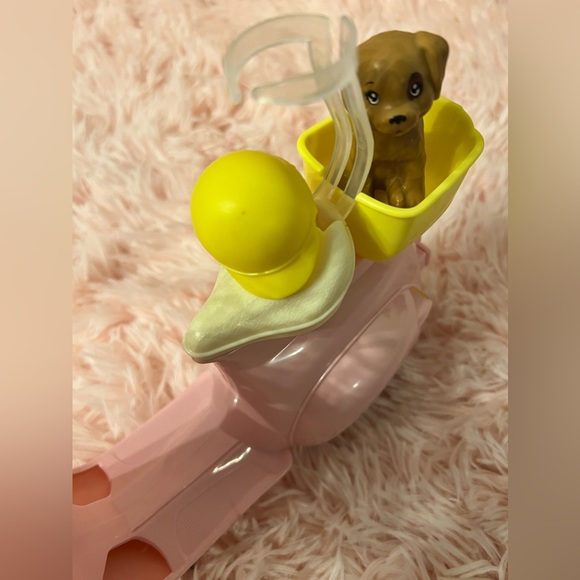 Barbie Scooter with Puppy & Helmet - Like New! - Picture 8 of 9